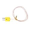 High Accuracy K Type Thermocouple Probe Cable with Coating Quick Connect Plugs Oxidation Resistant for Industry