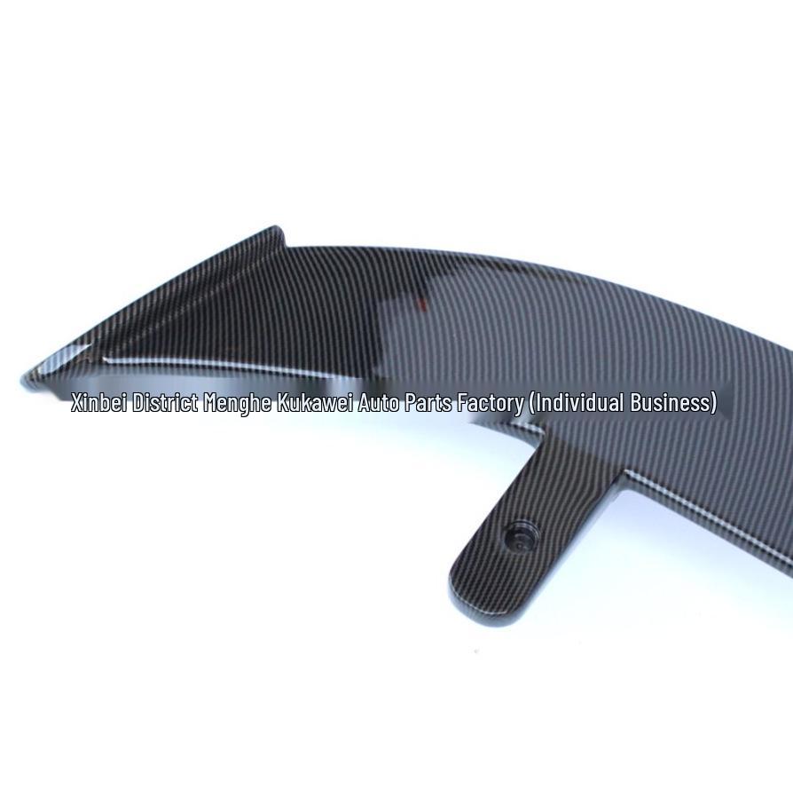 Universal No-Drill Sporty Roof Wing: Large Car Spoiler for Hatchbacks & SUVs