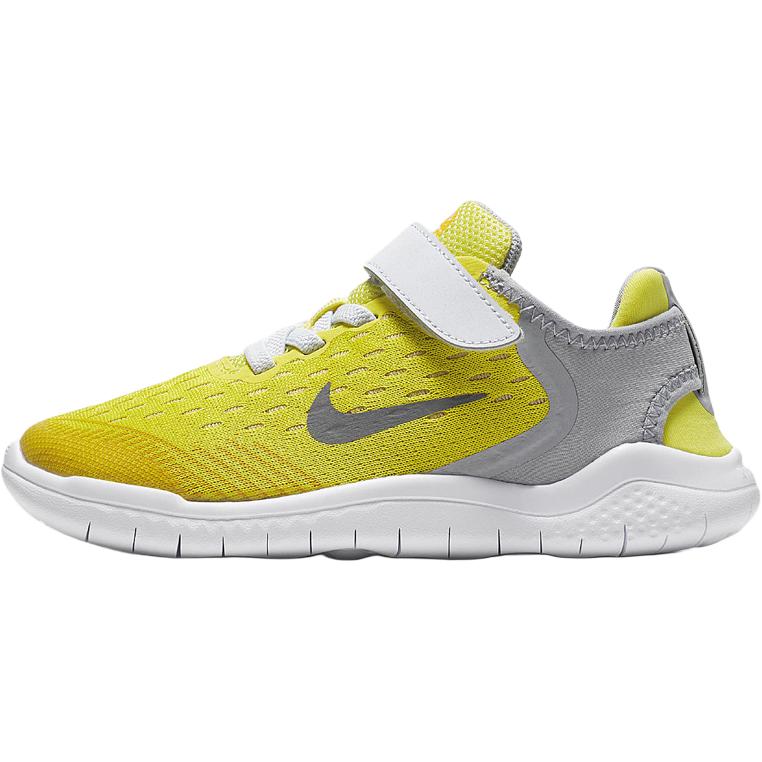 Nike Free RN Comfortable Non-Slip Durable Low-Top Running Shoes Kids sneaker Yellow AH3455-700