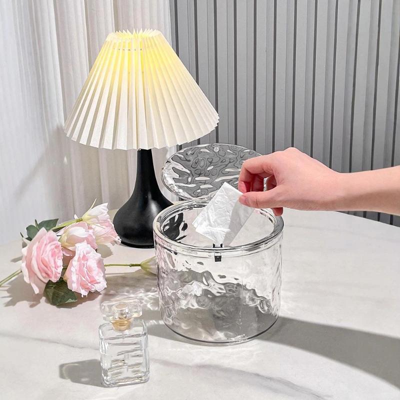 Hair Accessories Organizer Storage Box Clear Hair Tie Organizer For Headband, Bows, Cotton Swab Organization, Bathroom