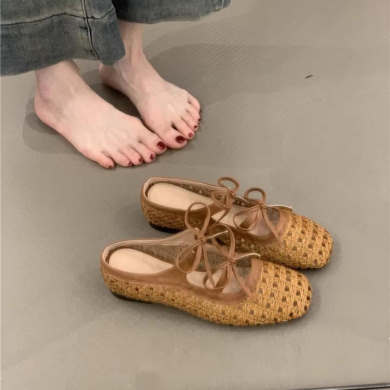 

Внутренний увеличивающий высоту мешок голова полутапочки ретро плетеные полые бантики туфли Мэри Джейн женская обувь 35 коричневый