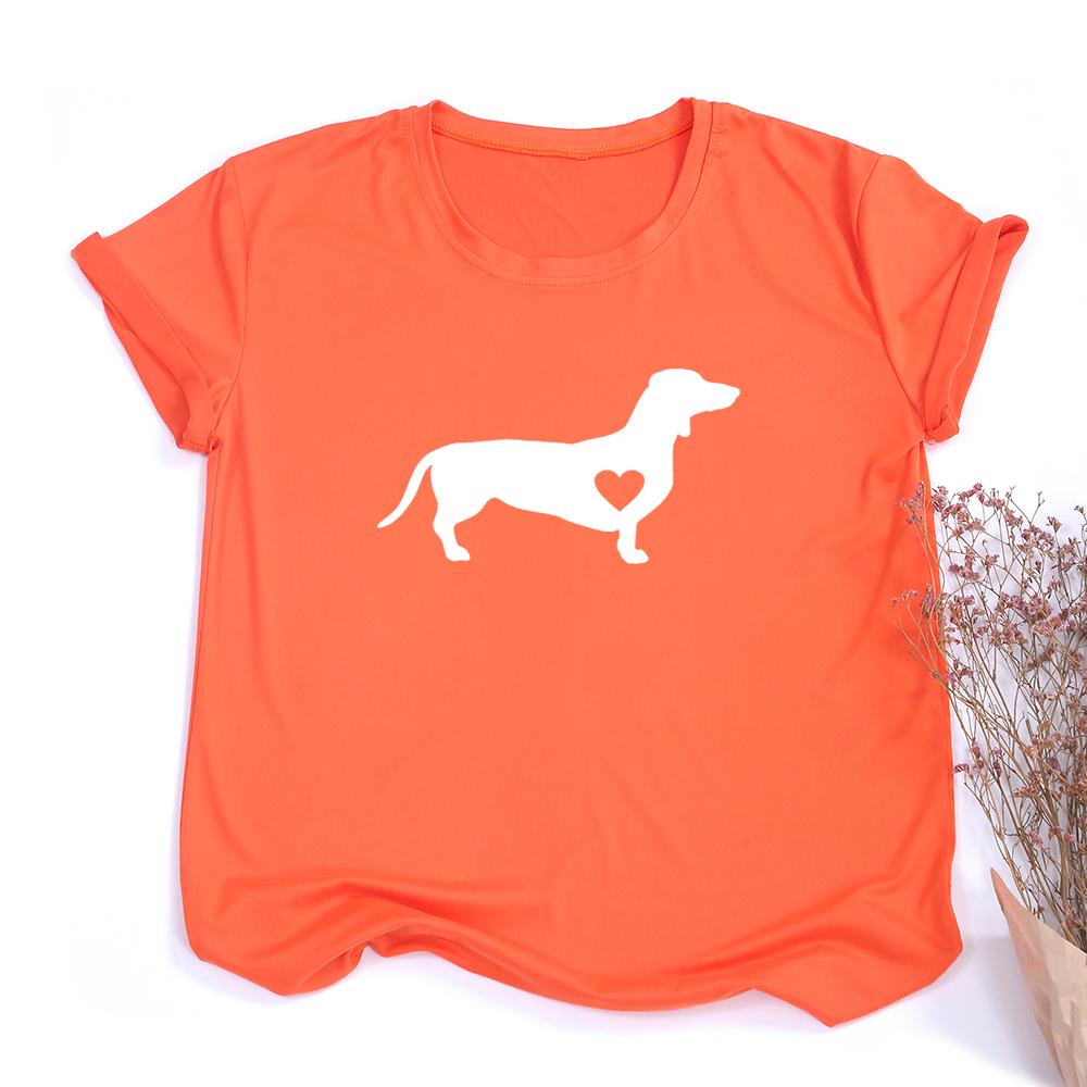 Dachshund Love Dog T Shirt Doxie Shirt Wiener Dog Shirt Streetwear Tumblr T Shirts Women Causal