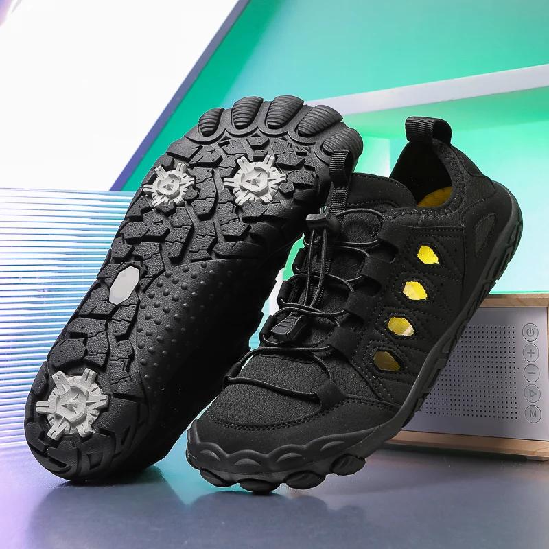 

Водная обувь для мужчин и женщин, обувь для ходьбы босиком, быстросохнущие аква-кроссовки, пляжная обувь с широким носком, женская обувь для йоги, мужские кроссовки для бега 47 чёрный