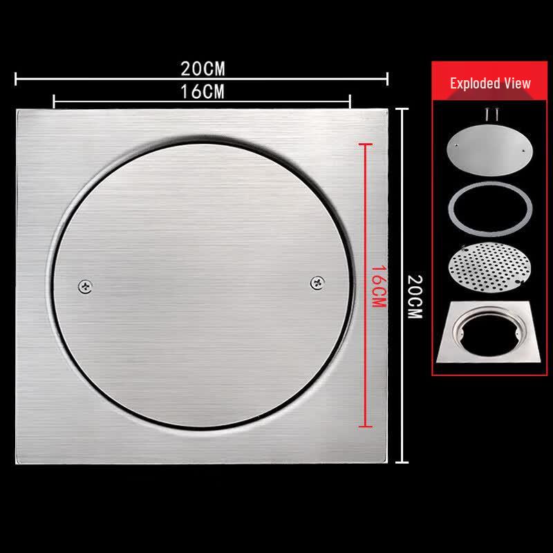 Zhuchuang Jingpin 304 Stainless Steel Inspection Floor Drain