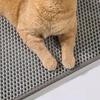 Anti-Slip Double Layer Cat Litter Mat Large Pet Cleaning Mat Durable Cat Scratch Pad  for Home