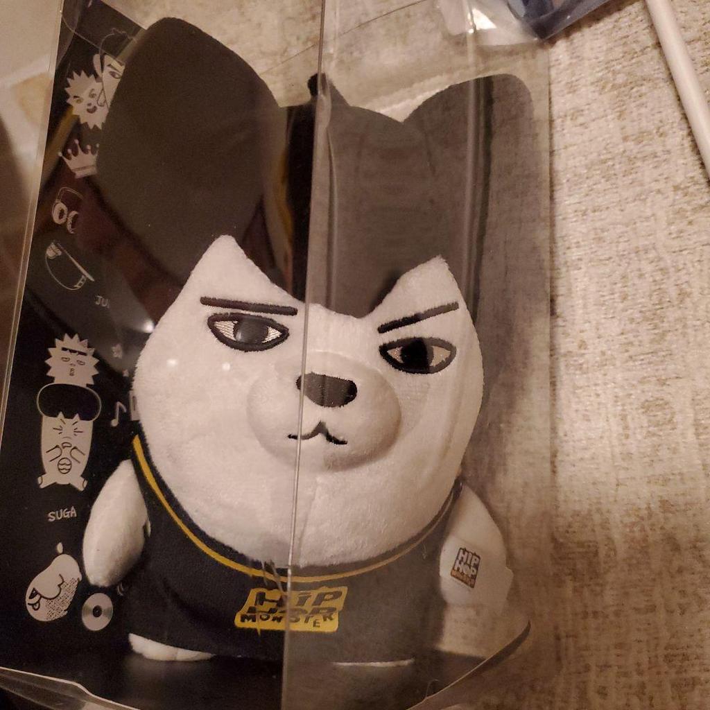 [USED] BTS JIN Hip Hop Monster Hypmon Plush Toy with Case