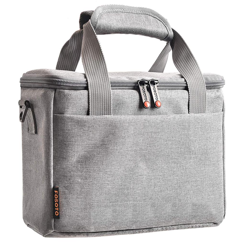 FOSOTO SLR Camera Shoulder Case for Canon EOS PowerShot Sony Nikon Coolpix and Waterproof Nylon with Rain Stylish Everyday Bag for Camera Storage Bag,