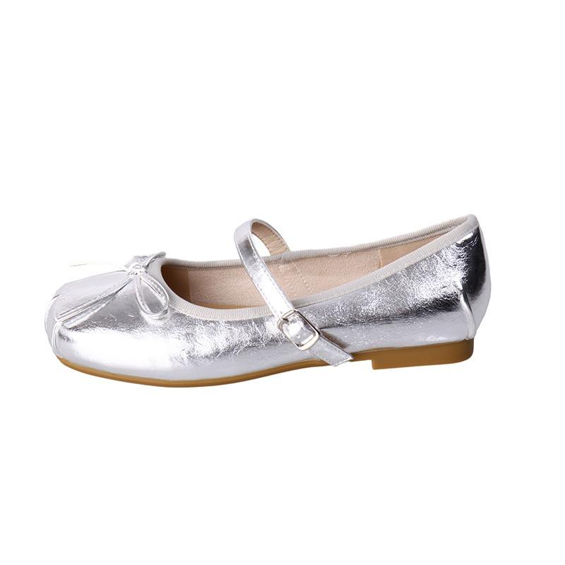 Retro Flat Shallow Toe Single Shoes New Versatile Insole Height-increasing Shoes