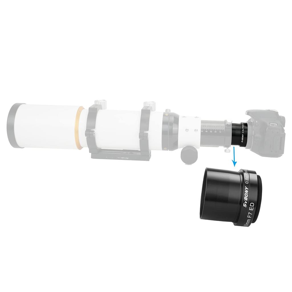 SVBONY SV193 2-inch 0.8x Photo ReducerFlattener for SV503 80ED Refractor Telescopes