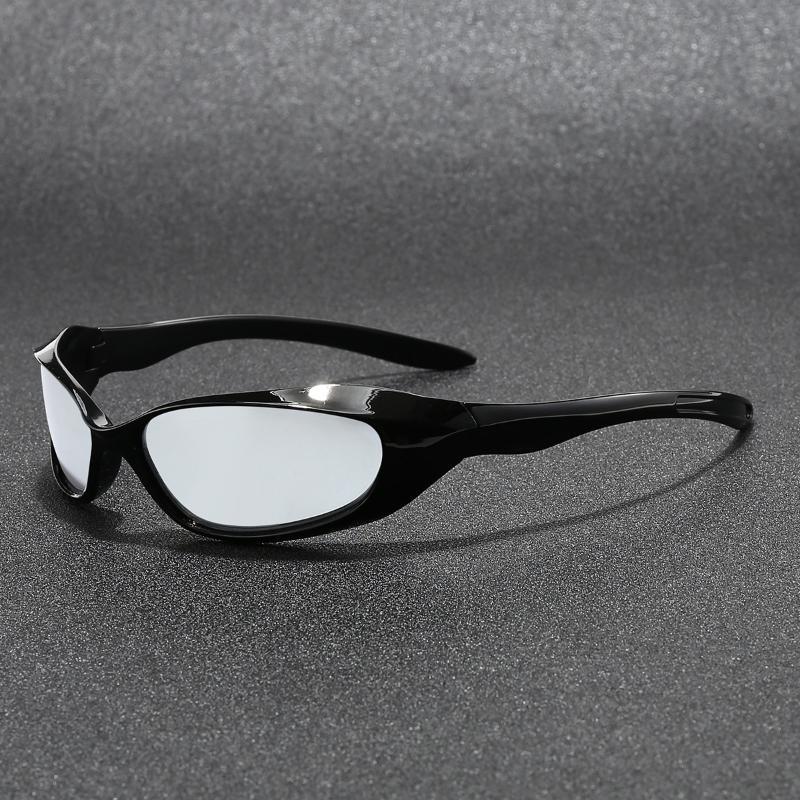 Ochelari de soare noi Y2K pentru bărbați și femei Ochelari sport pentru ciclism Ochelari trendy pentru fotografie de stradă femei Ochelari de soare la modă bărbați
