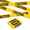 Hazard Tape Black And Yellow 20m Caution Safety Warning Police Quarantine Tapes Non Adhesive for Halloween Birthday Party Decor