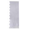 LMETJMA 10 Inch Stainless Steel Metal Cake Scraper Large Double Sided Patterned Stripe Edge Smoother Scraper Pastry Cutter JT160
