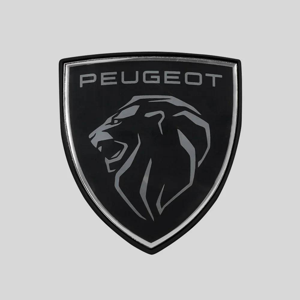 Bilklistermärke 2025 Het Bil Original Frontkåpa Emblem Dekal Tillbehör För Peugeot 308 408 508 RCZ 205 208 3008 2008 108 206 207
