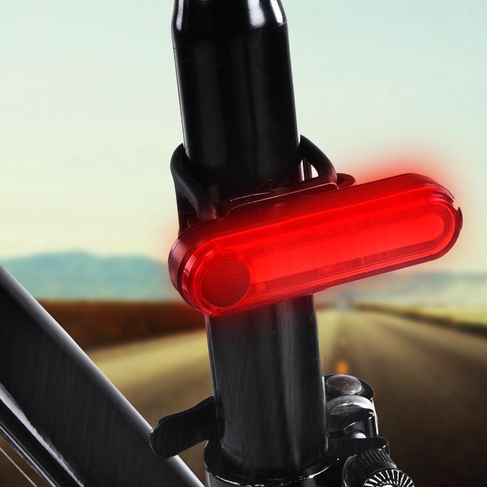 ABS USB Charging Bike Strong Front Light Mountain Bicycle Tail Lamp Cycling Accessory