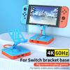 Suporte de Mesa para Switch com 3 Funções e Hub USB-C com HDMI 2.0(4K@60 Hz),Portas de Carregamento USB 2.0, PD 100W para iPhone 15 iPad Pro