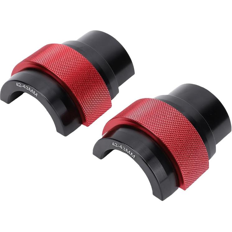 Motorcycle Fork Oil Seal Driver Tool 42-43mm Fork Seal Driver Anti Slip CNC Aluminum Alloy Oil Seal Driver Installation Tool for Motorcycle Fork Legs