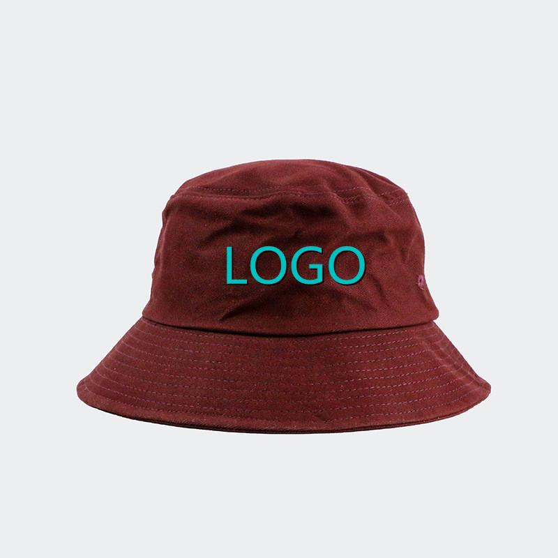 Custom Logo Summer Solid Color Foldable Bucket Hats For Women Beach Sun Cap Outdoor Fisherman Caps Unisex Sunscreen Panama Hat