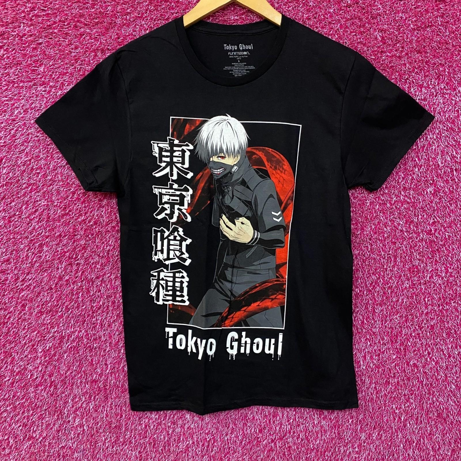 Tokyo Ghoul Ken Kaneki Eyepatch Centipede Ghoul Anime T-Shirt Small M