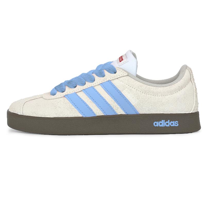 

Adidas VL COURT 2.0 Slip Resistant Abrasion Resistant Low top Skateboard Shoes Unisex White Blue HQ1802(Team562-) 37⅓
