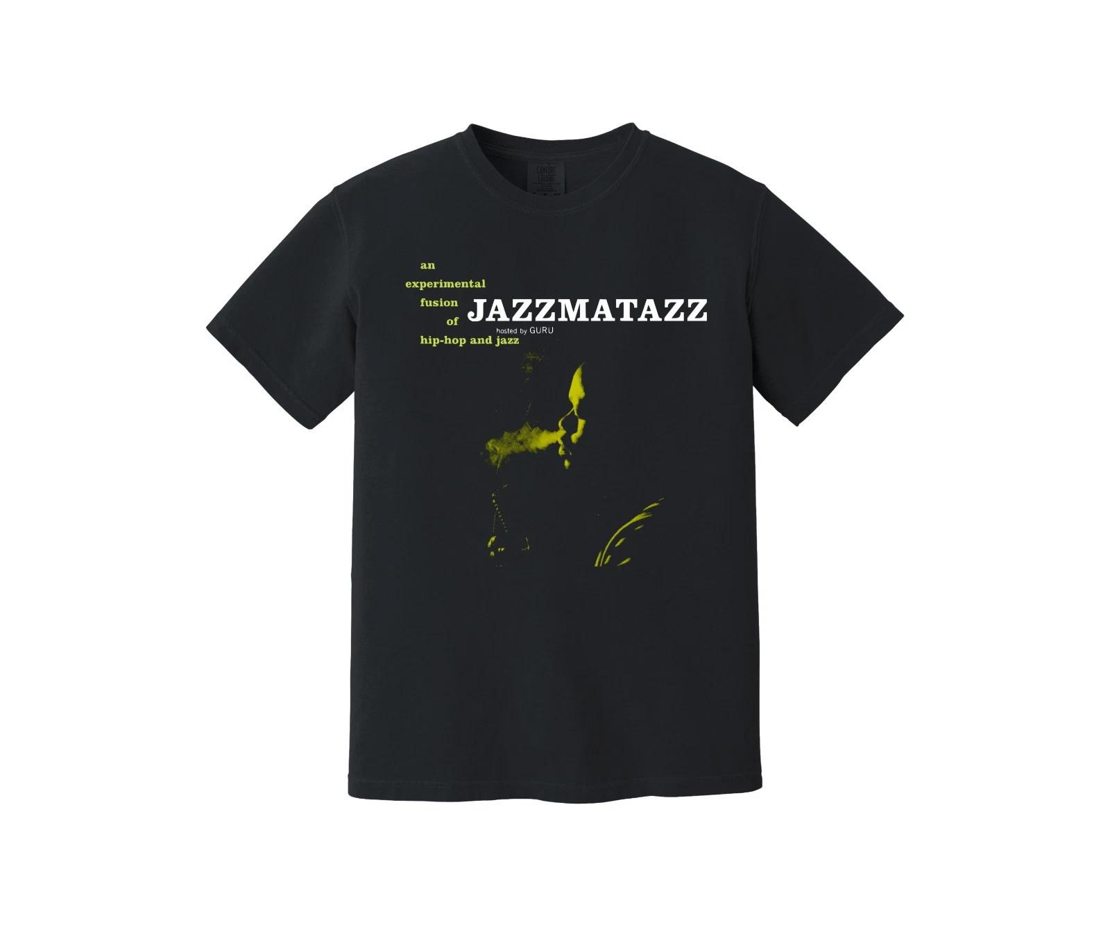 Guru Jazzmatazz Heavyweight T-shirt - Gang Starr, DJ Premier, Donald Byrd, Jazz M