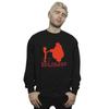 Disney Mens Big Hero 6 Baymax Fist Bump Cutout Sweatshirt