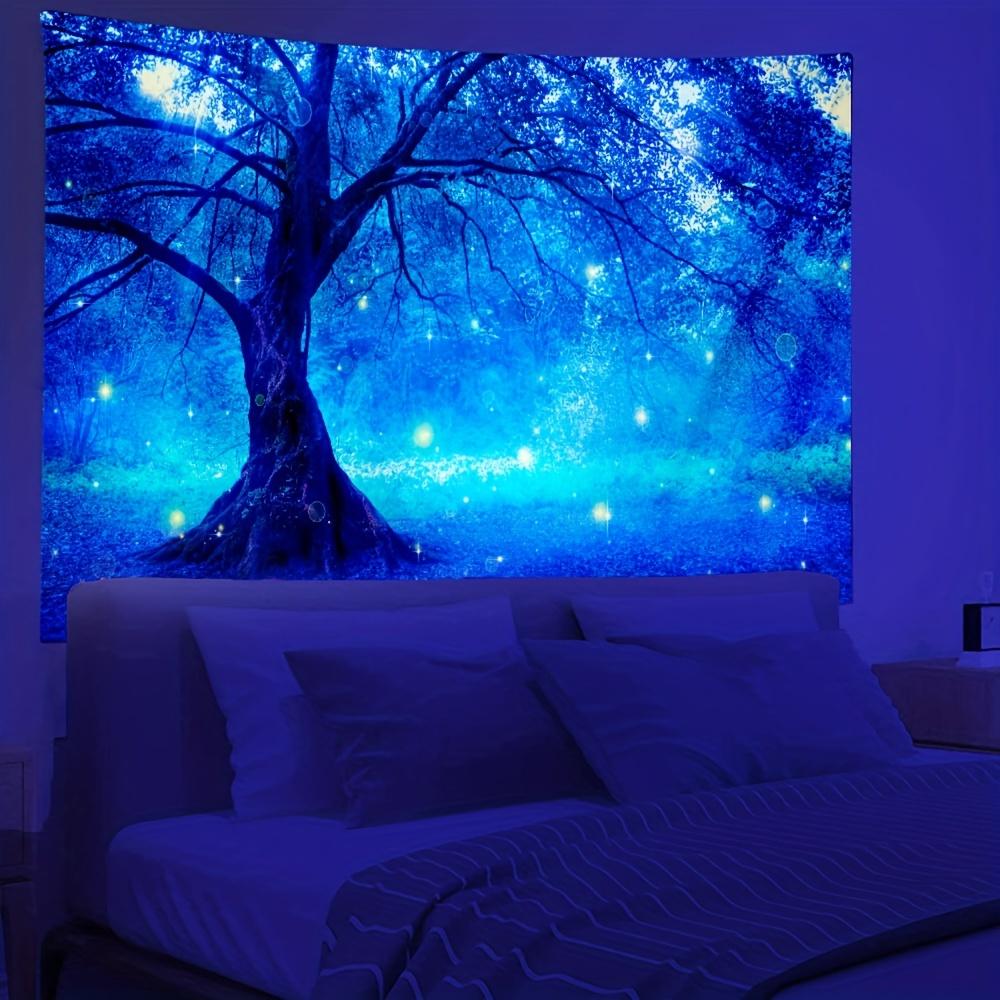 Dorm Decor Summer Walker Tapestry Colorful Fantasy Tree UV