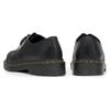Dr. Martens Leather Round Toe Lace-Up Comfortable Durable Low-Top Casual Shoes Unisex Casual Shoes Black 31684001