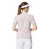 TaylorMade Logo Striped S/S Polo Shirt, Light Pink, Size Small, Women's, 2025SS UN669