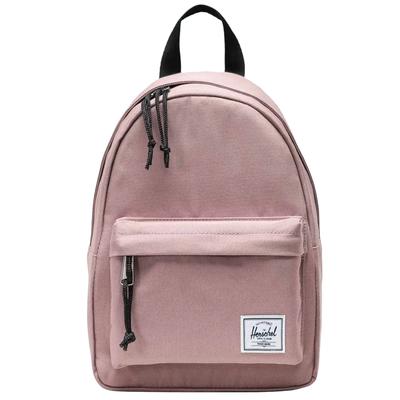 Classic Mini Backpack, Unisex Pink Backpack