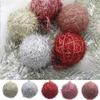 Silk Foam Christmas Decoration Ball Bright Bright Silk Foam Winding Ball  Holiday Arrangement