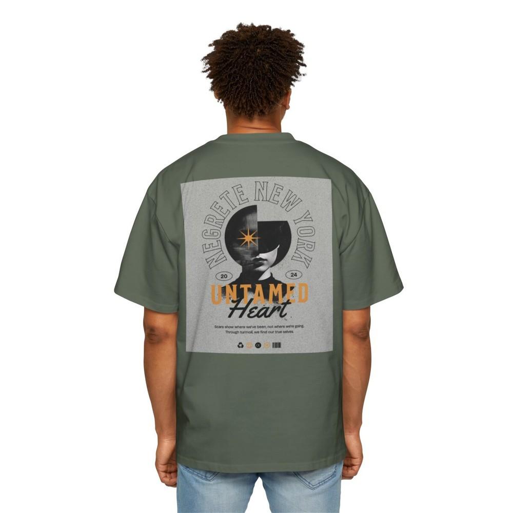 Negrete UNTAMED NYC Men#039;s Heavy Oversized Tee Unisex T-Shirt S