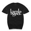 Lamb of God Heavy Mental Grup Tişörtü Erkek Tişört Yaz Kısa Kollu Grafik Tişört Harajuku Sokak Giyim Tişörtler