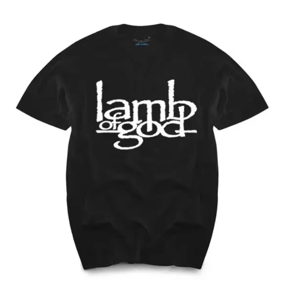 Lamb of God Heavy Mental Band T-shirt Mens  Tshirt Summer Short Sleeve Graphic Tee-shirt Harajuku Streetwear T Shirts