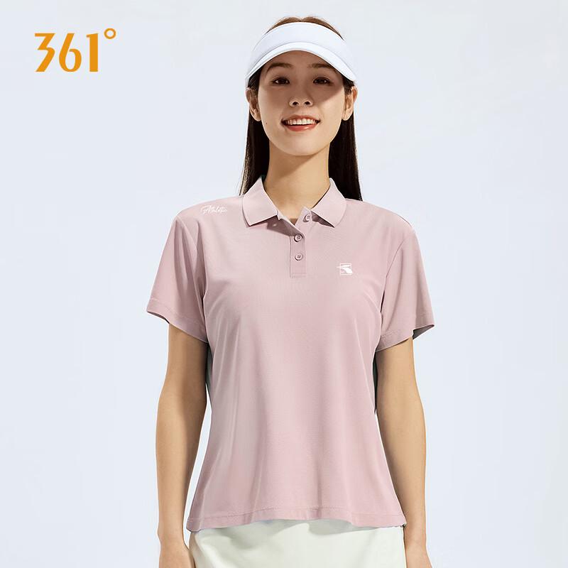 361° Women's Cool-Feel Antibacterial Short Sleeve Polo Shirt