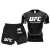 MMA Boxing Shorts Set Men Women - Stretchable Athletic Training Gear Muay Thai Kickboxing Wrestling Fitness