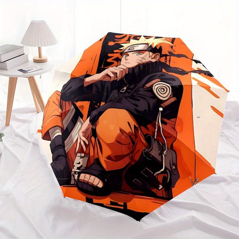 1ks Naruto Větruodolný Automatický Deštník, Lehký pro Ženy/Muže, Perfektní Vánoční Dárek a0811193