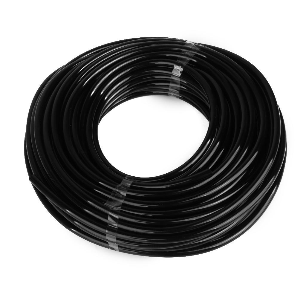 Neu 25M Bewässerung Schlauch Micro Drip Rohr 4mm//7mm PVC Mikro System Wasser