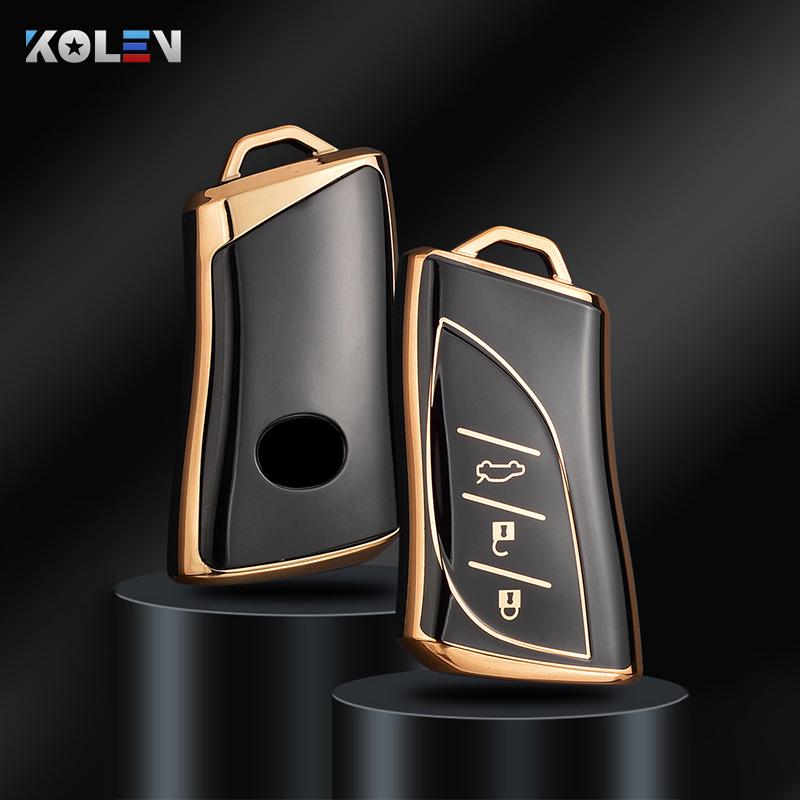 Fashion Tpu Car Remote Key Case Cover Shell Fob For Lexus Es Ux200 Ux250H Es300H Es350 Us200 Us260H Lx570 Protector Accessories