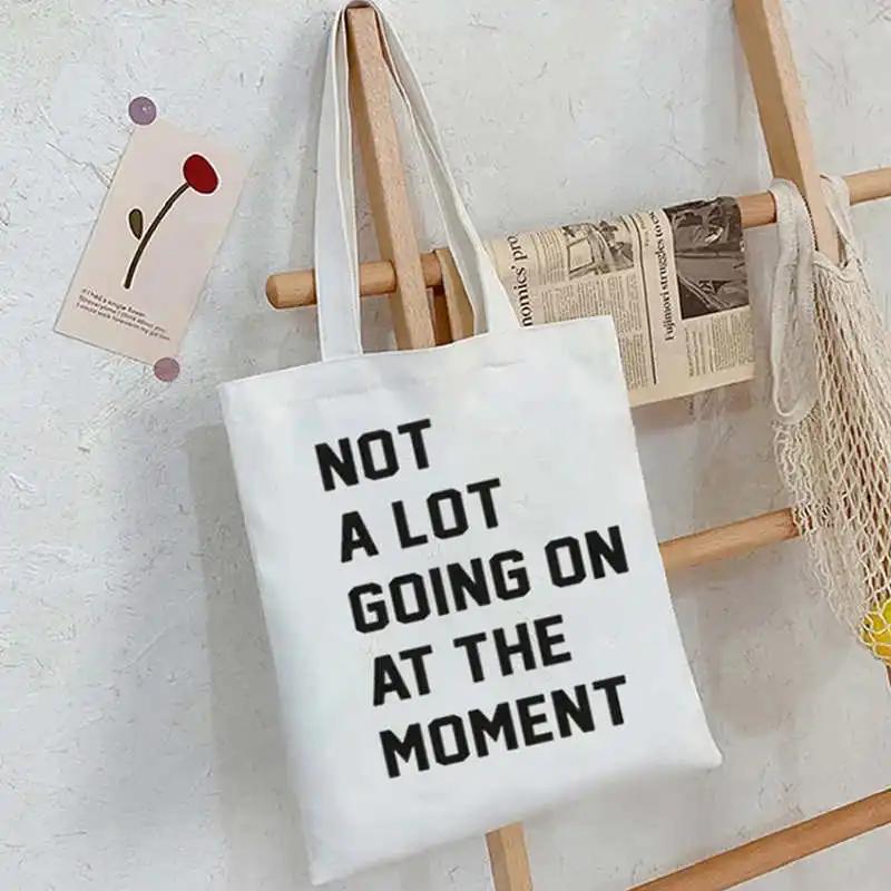 Printed Canvas Pouch  Casual  Large Handbag Women's  Environmental Shopping Handbag Large Capacity Bag Washable Pouch