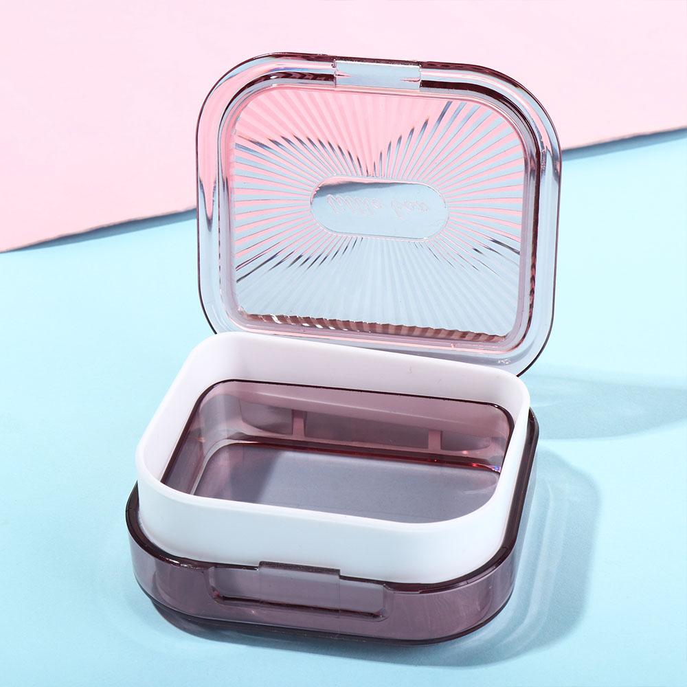 Plate Rings Container Earring Storage Case Invisible Braces Storage Case Transparent Jewelry Box