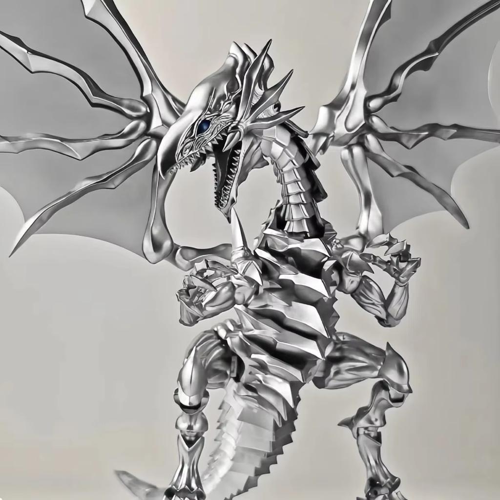 Yu-Gi-Oh Arrogant Dragon Blue-Eyes White Dragon Assembly Model Figure - Desktop Decoration Ideal Holiday Or Birthday Gift