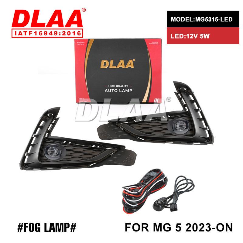 LED Flowing Daytime Running Decorative Lights for MG5 (2021-2024) Front Fog Light Modification ABC