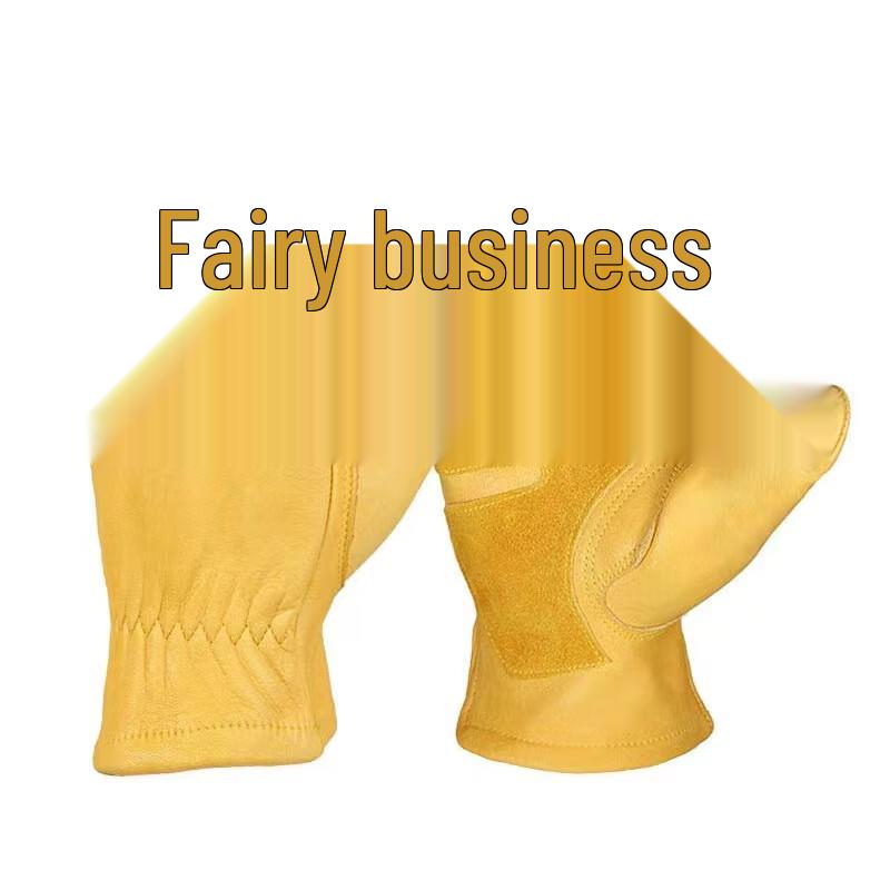 Motorcycle Full Finger Riding Leather Gloves L