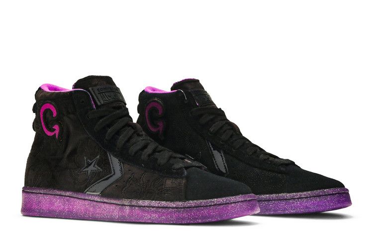 Men's Sneakers Converse Pro Leather Joe Freshgoods Black/Black-Amaranth Purple