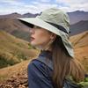 Cappelli Panama Unisex Estivi a Tesa Larga Impermeabili e ad Asciugatura Rapida Visiera da Esterno Cappelli a Secchiello Traspiranti in Rete Cappello da Sole con Patta per il Collo