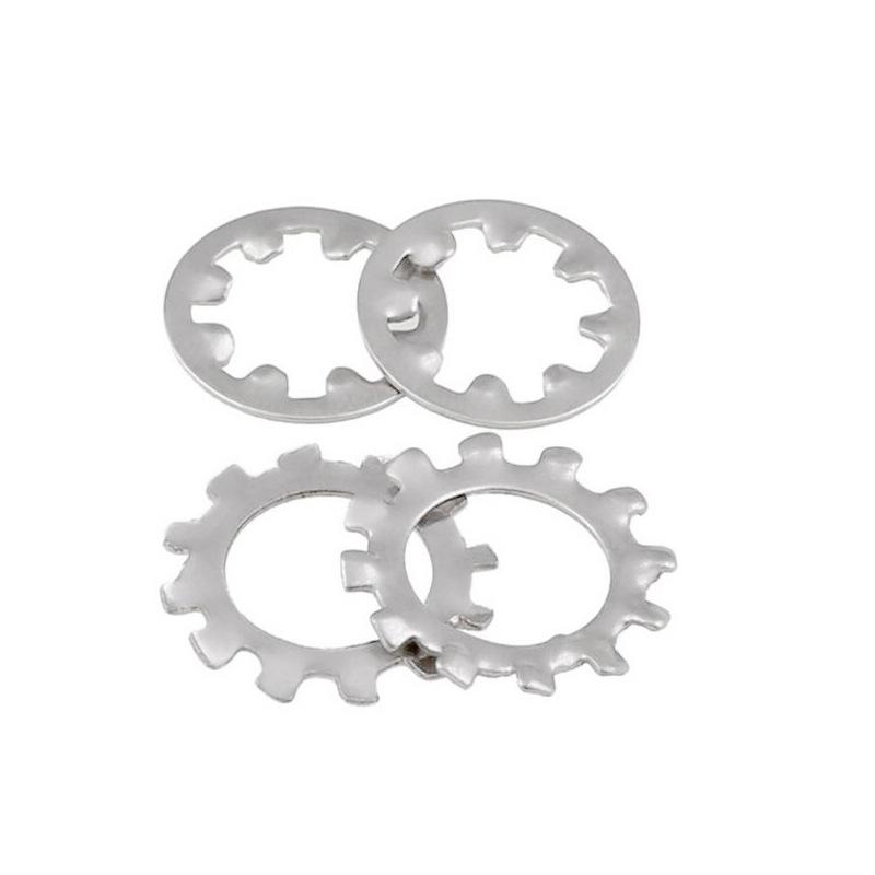 304 Stainless Steel Anti-Slip Tooth Lock Washer - Flower Retaining M3-M10