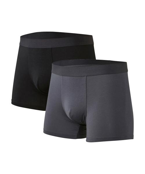 

[SPAO] 2 ПАРЫ Мужские боксеры из модала SPTRFA9A20 [Доставка из Кореи] 100% Оригинал DARK GRAY - S