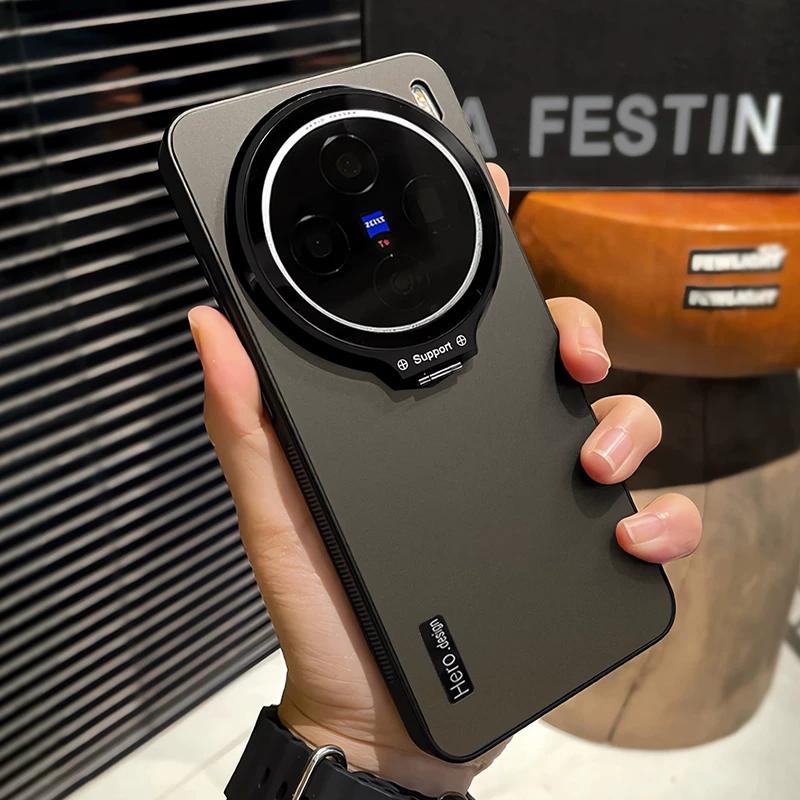 Чехлы для телефона vivo, Матовый чехол с полной защитой и защитой камеры, Скрытая подставка и противоскользящий дизайн vivo X300