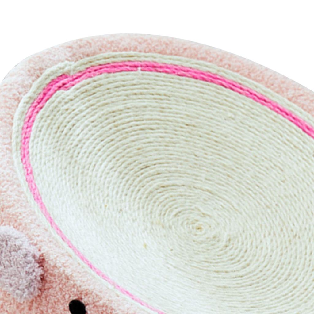 Cat Scratcher Bed Sisal Round Shape Cat Scratcher Lounge Bed for Claw Sharpening Furniture