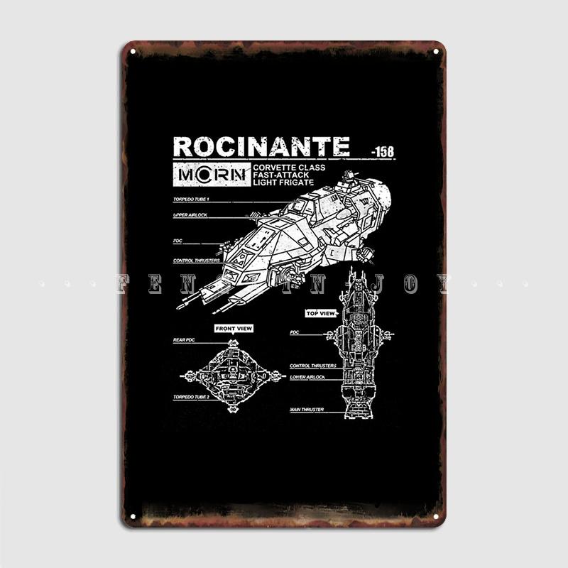 

Rocinante Specs The Expanse Poster Metal Plaque Wall Mural Bar Cave Personalized Plaques Tin Sign Poster 20x30cm